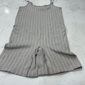 NWOT Noisy May Gray Striped body suit M/L
